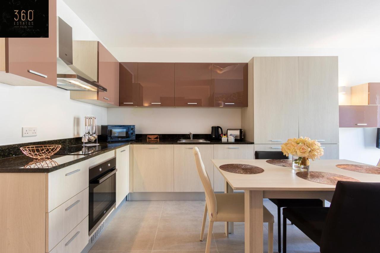 High-End Central Apt With Comfy Bed & Super Wifi By 360 Estates San Ġwann Kültér fotó