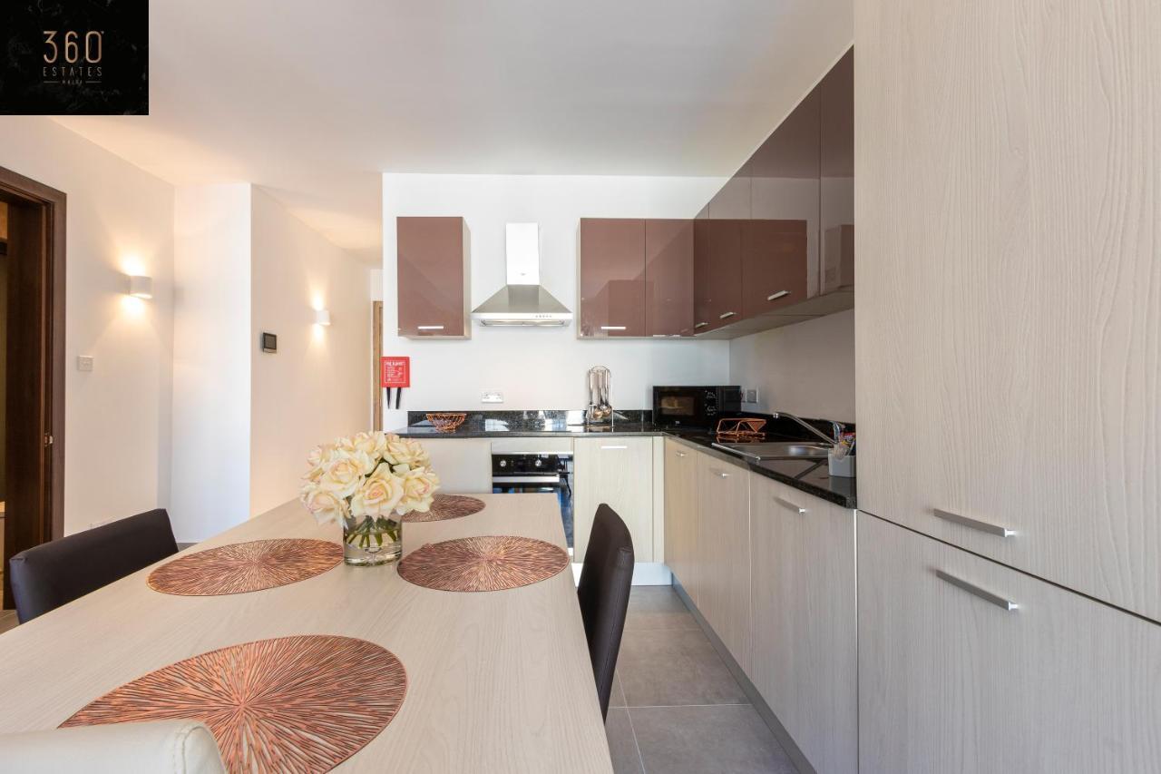 High-End Central Apt With Comfy Bed & Super Wifi By 360 Estates San Ġwann Kültér fotó