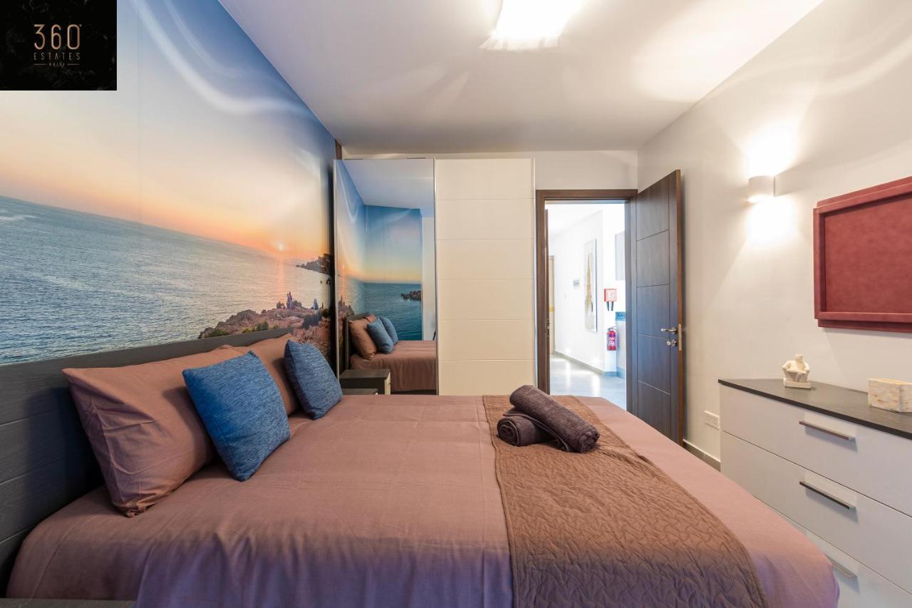 High-End Central Apt With Comfy Bed & Super Wifi By 360 Estates San Ġwann Kültér fotó