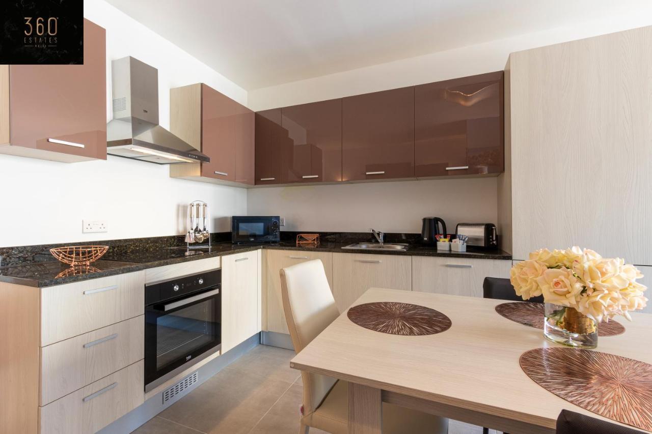 High-End Central Apt With Comfy Bed & Super Wifi By 360 Estates San Ġwann Kültér fotó